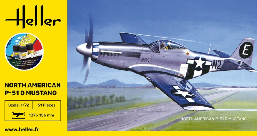 Aviation Heller | Starter Kit P-51 Mustang (56268)