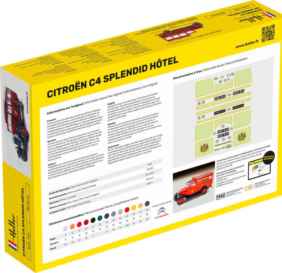 Vehicles Heller | Starter Kit Citroen C4 "Splendid Hotel (56713)