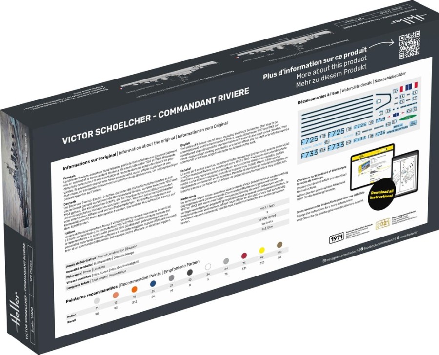 Shipping Heller | Starter Kit Victor Schoelcher - Commandant Riviere (57015)