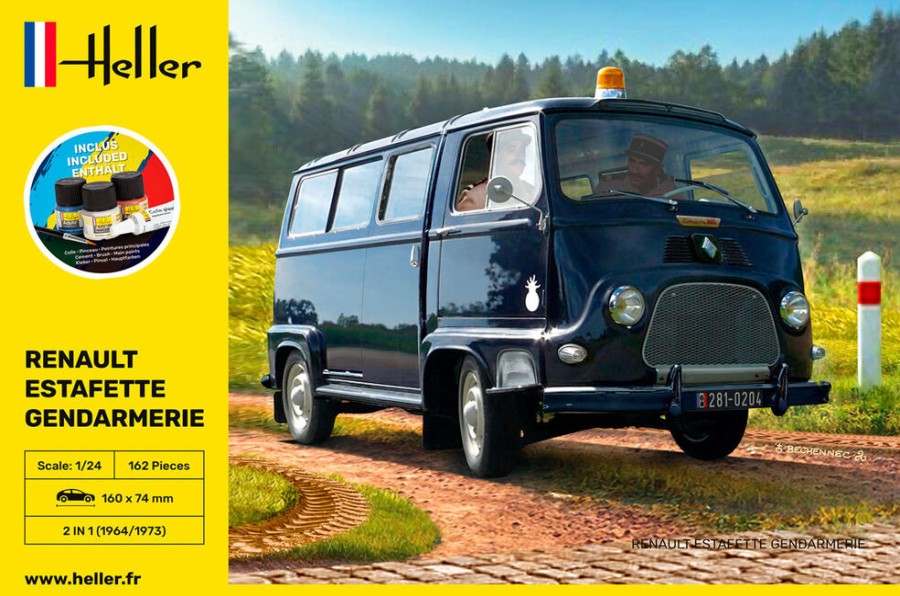 Vehicles Heller | Starter Kit Renault Estafette Gendarmerie New Mould (56742)