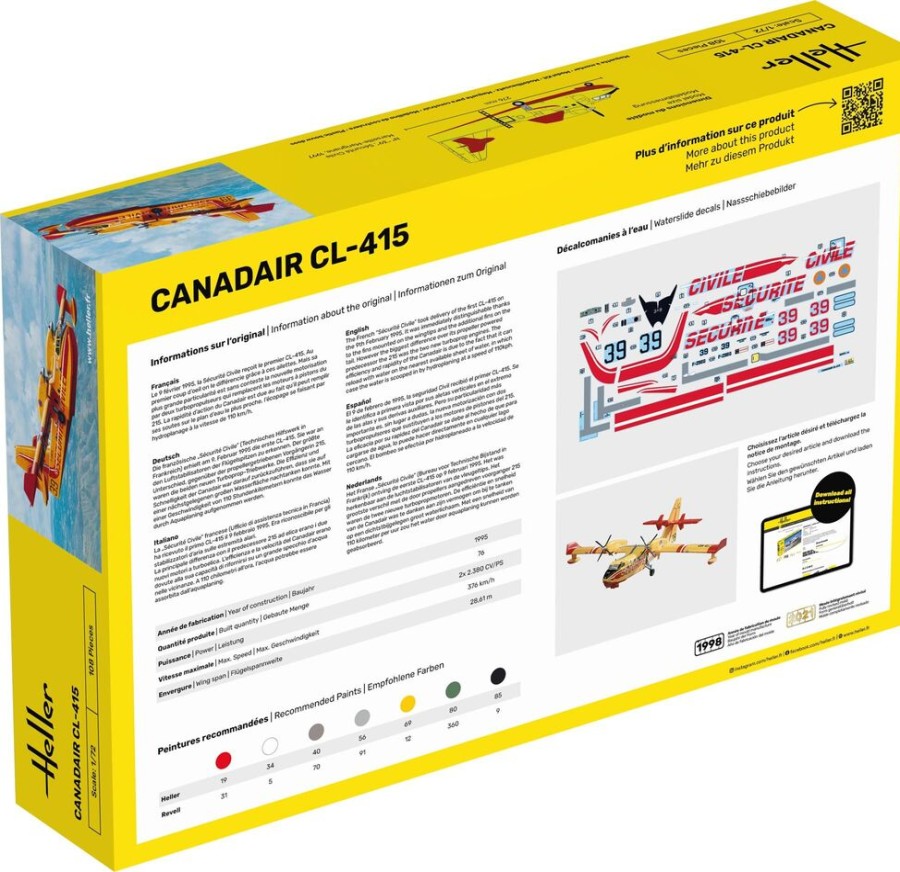 Aviation Heller | Starter Kit Canadair Cl-415 (56370)