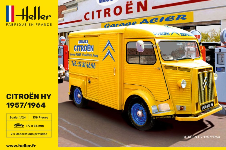 Vehicles Heller | Citroen Hy 57/64 Service Citroen (80744)