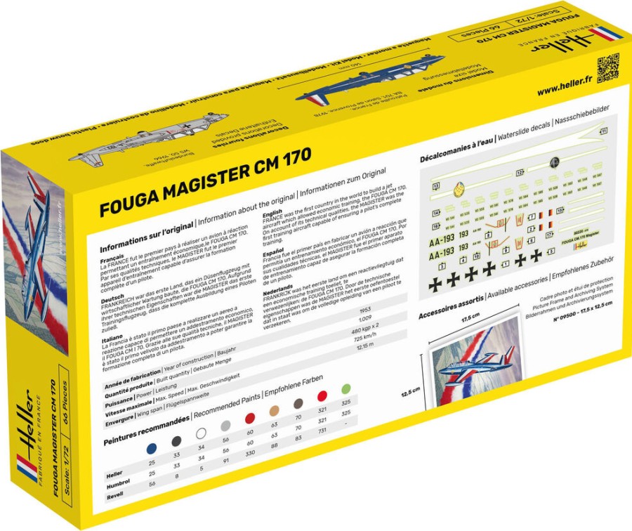 Aviation Heller | Starter Kit Fouga Magister Cm 170 (56220)