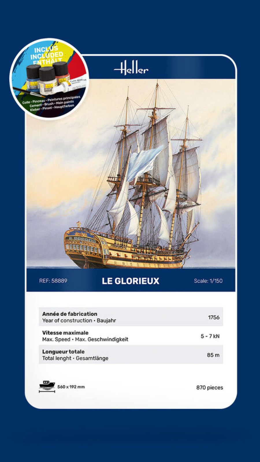 Shipping Heller | Starter Kit Le Glorieux (58889)