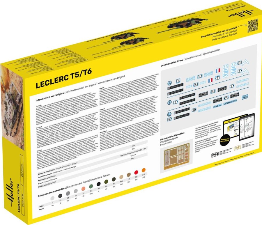 Vehicles Heller | Starter Kit Leclerc T5/T6 (57142)