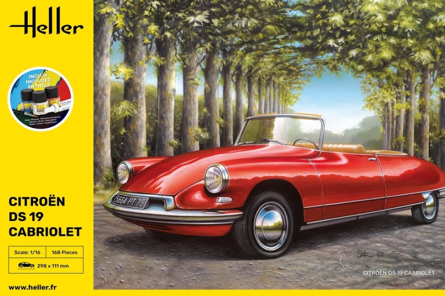 Vehicles Heller | Starter Kit Citroen Ds 19 Cabriolet (56796)