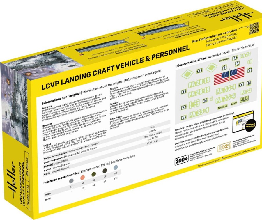 Shipping Heller | Starter Kit Lcvp Landungsboot + Figures (56995)