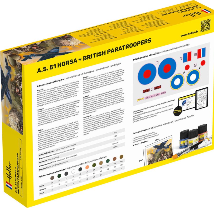 Figures Heller | A.S. 51 Horsa + Paratroopers (30313)