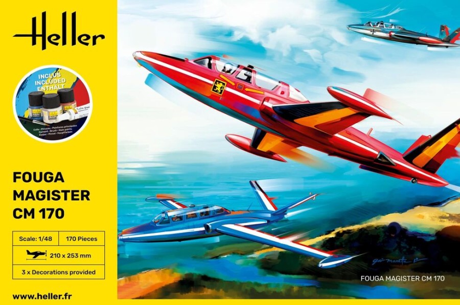 Aviation Heller | Starter Kit Fouga Magister Cm 170 (35510)