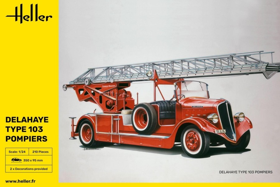 Vehicles Heller | Delahaye Type 103 Pompiers (80780)