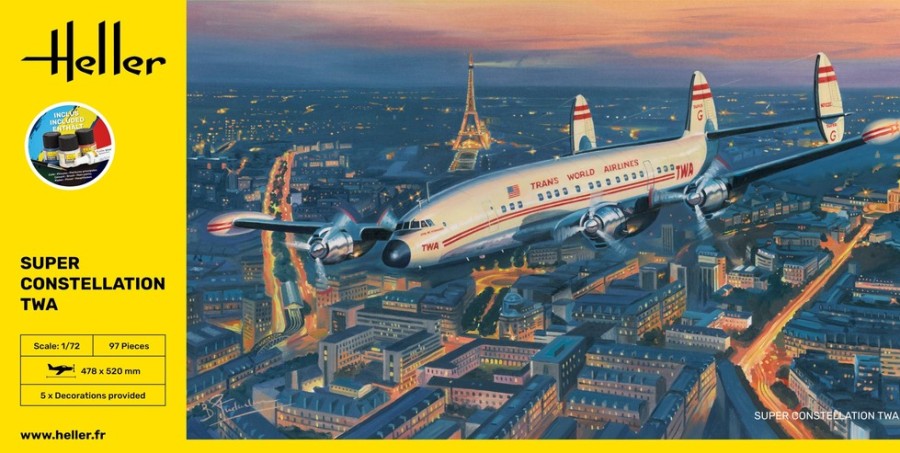 Aviation Heller | Starter Kit Super Constellation Twa (58391)