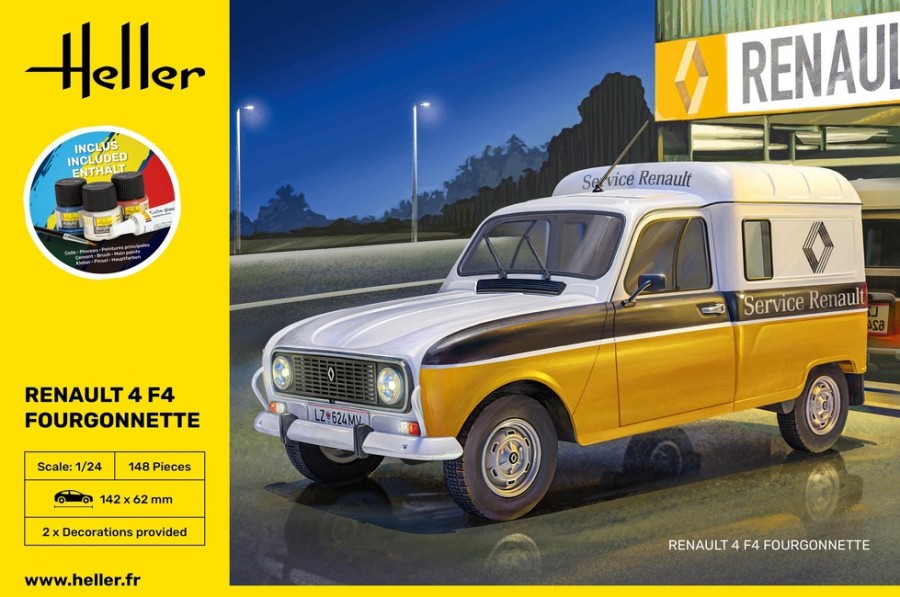 Vehicles Heller | Starter Kit Renault 4 Fourgonette F4 (58700)