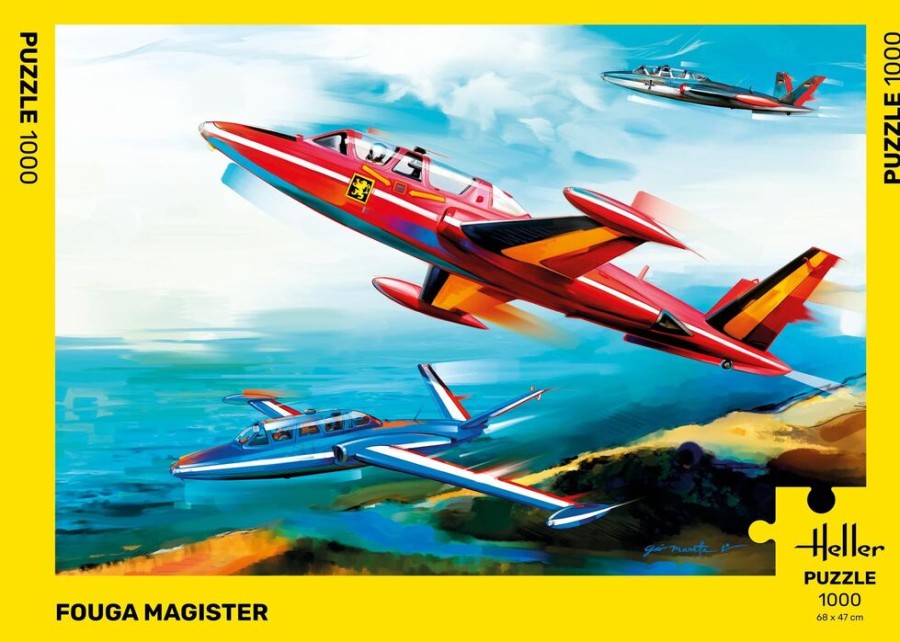 Aviation Heller | Puzzle Fouga Magister 1000 Pieces (20510)