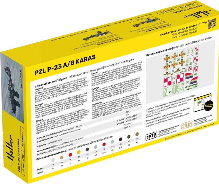 Aviation Heller | Starter Kit Pzl 23 Karas (56247)