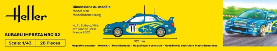 Vehicles Heller | Impreza Wrc'02 (80199)