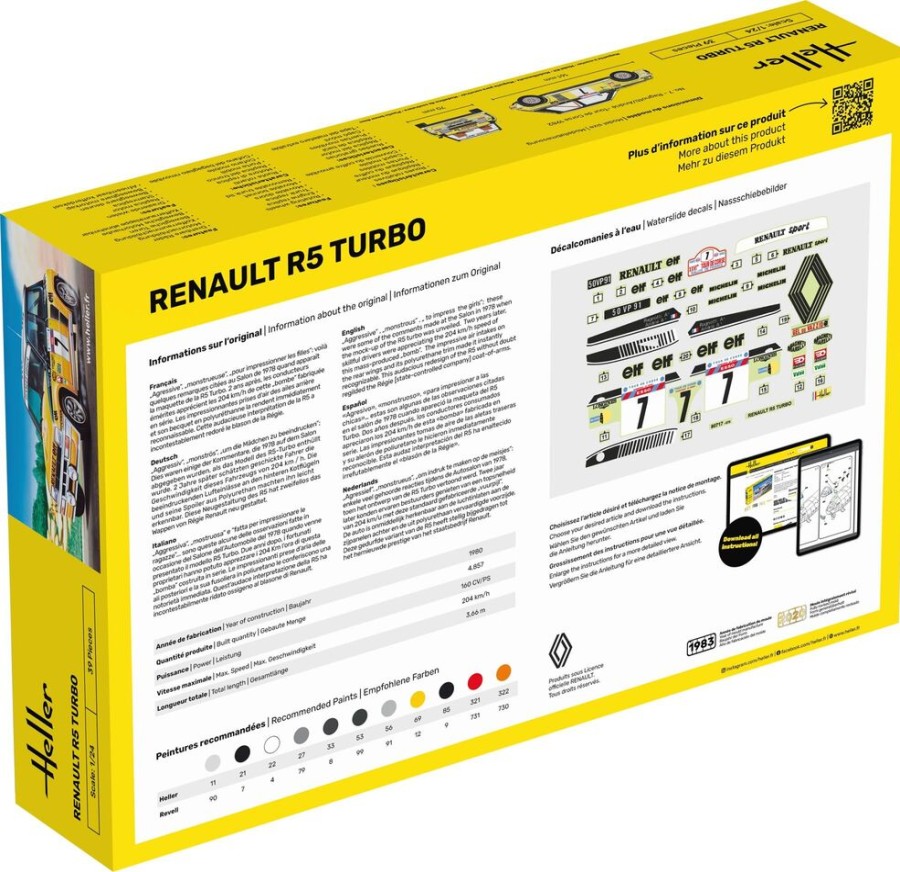 Vehicles Heller | Starter Kit Renault R5 Turbo (56717)