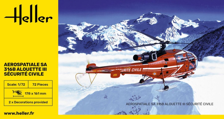 Aviation Heller | Alouette Iii Securite Civile (80289)