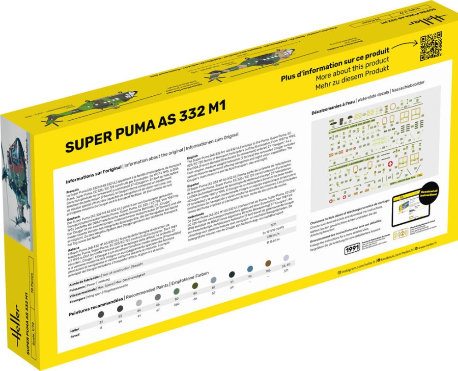 Aviation Heller | Starter Kit Super Puma As 332 M0 (56367)