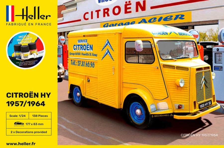 Vehicles Heller | Starter Kit Citroen Type H 2 Decorations (56744)