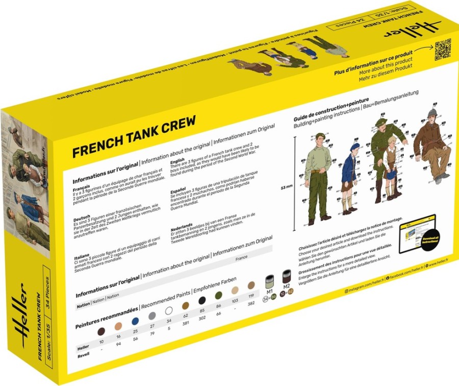 Figures Heller | Starter Kit French Tank Crew (35323)