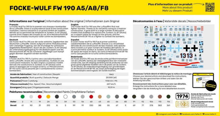 Aviation Heller | Fw 190 A5/A8/F8 (80235)