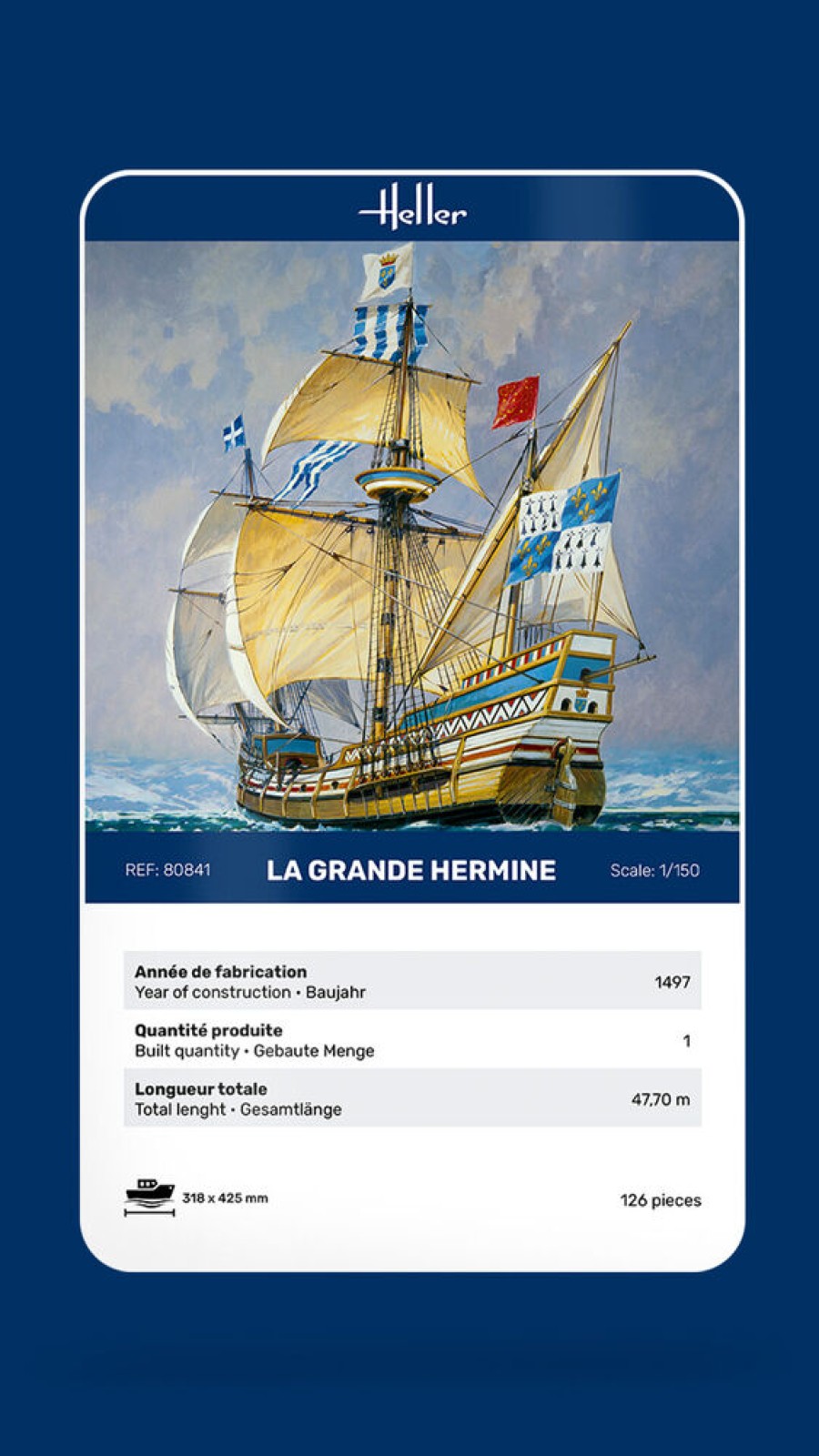 Shipping Heller | La Grande Hermine (80841)