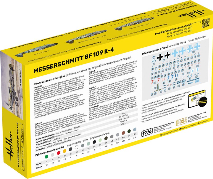 Aviation Heller | Messerschmitt Bf 109 K-4 (80229)