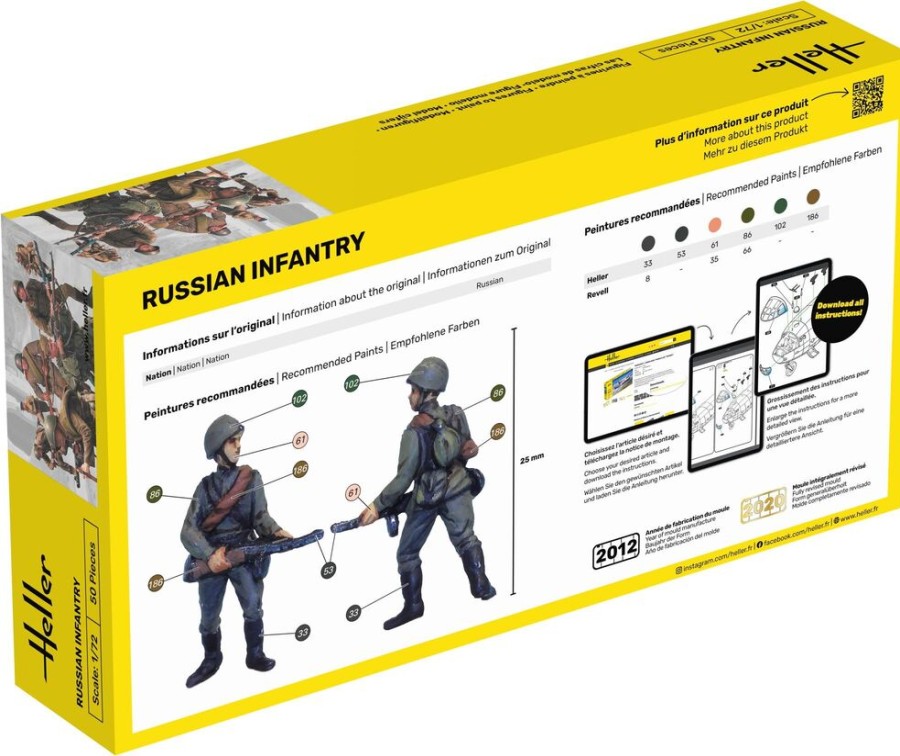 Figures Heller | Russian Infantry (49603)